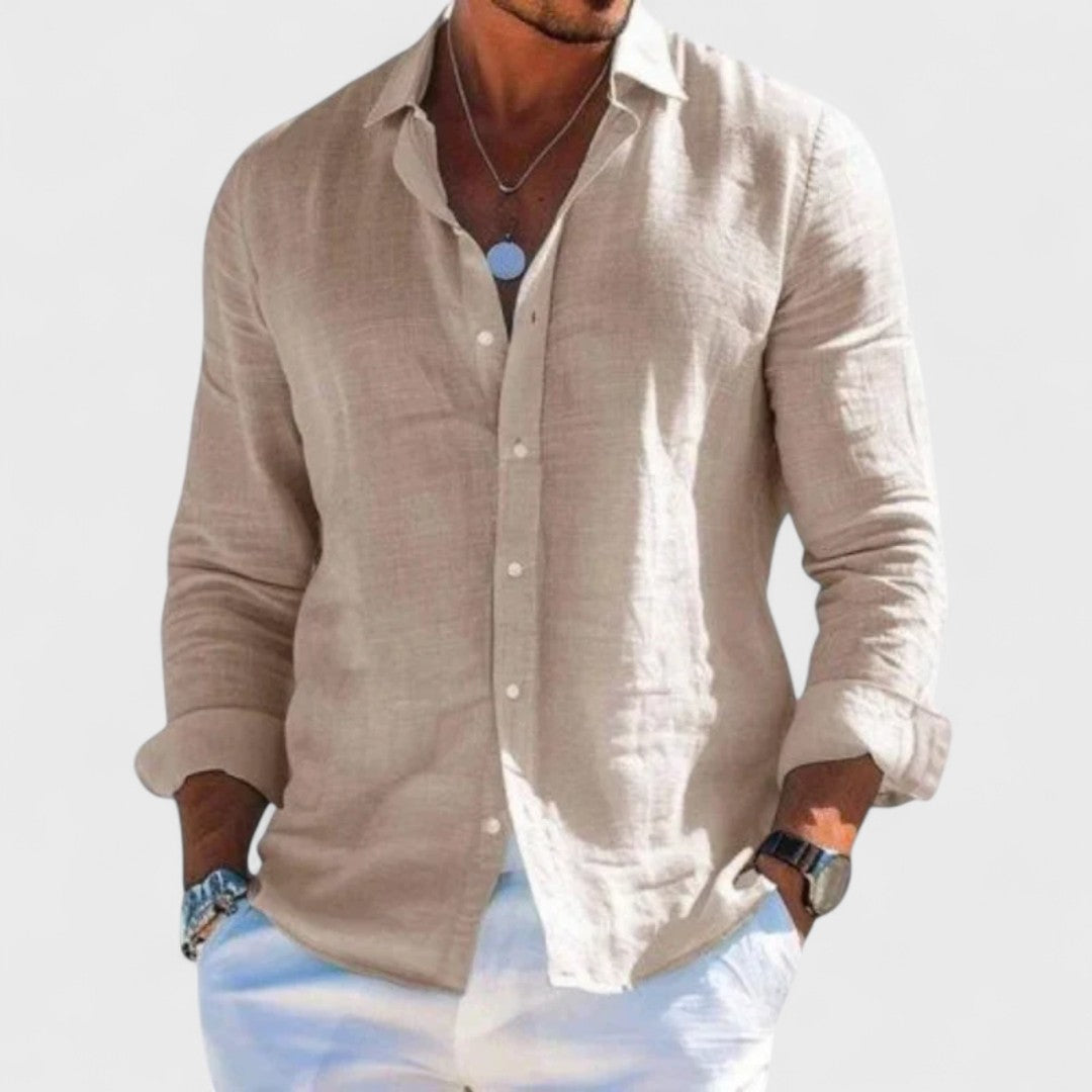 Miravo | Camicia in Lino Artigianale da Uomo