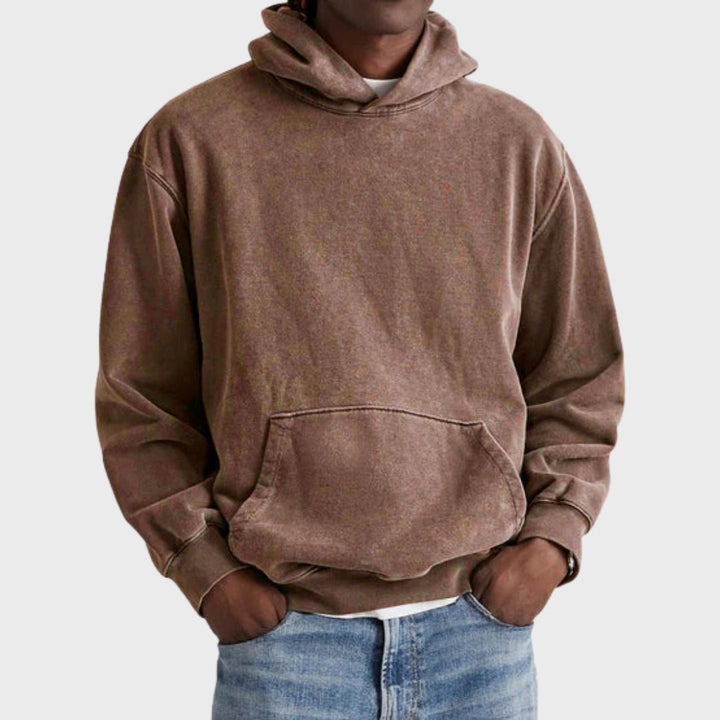 Louis - Felpa con cappuccio in cotone casual