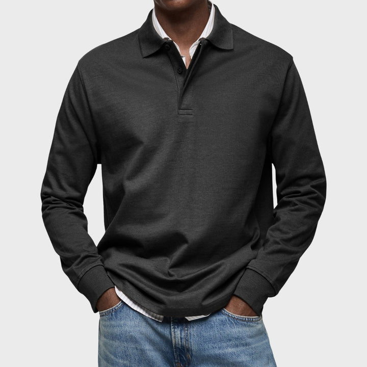 Theodore - Polo di lusso a maniche lunghe
