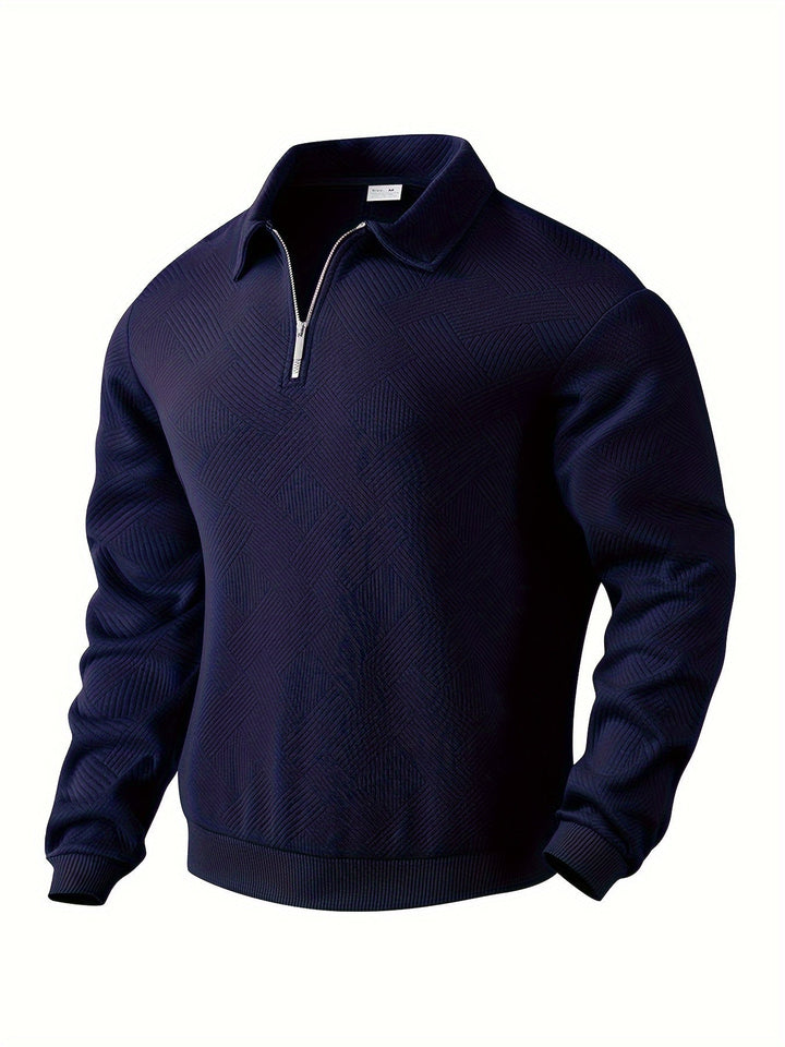 Maglione con motivo a cerniera