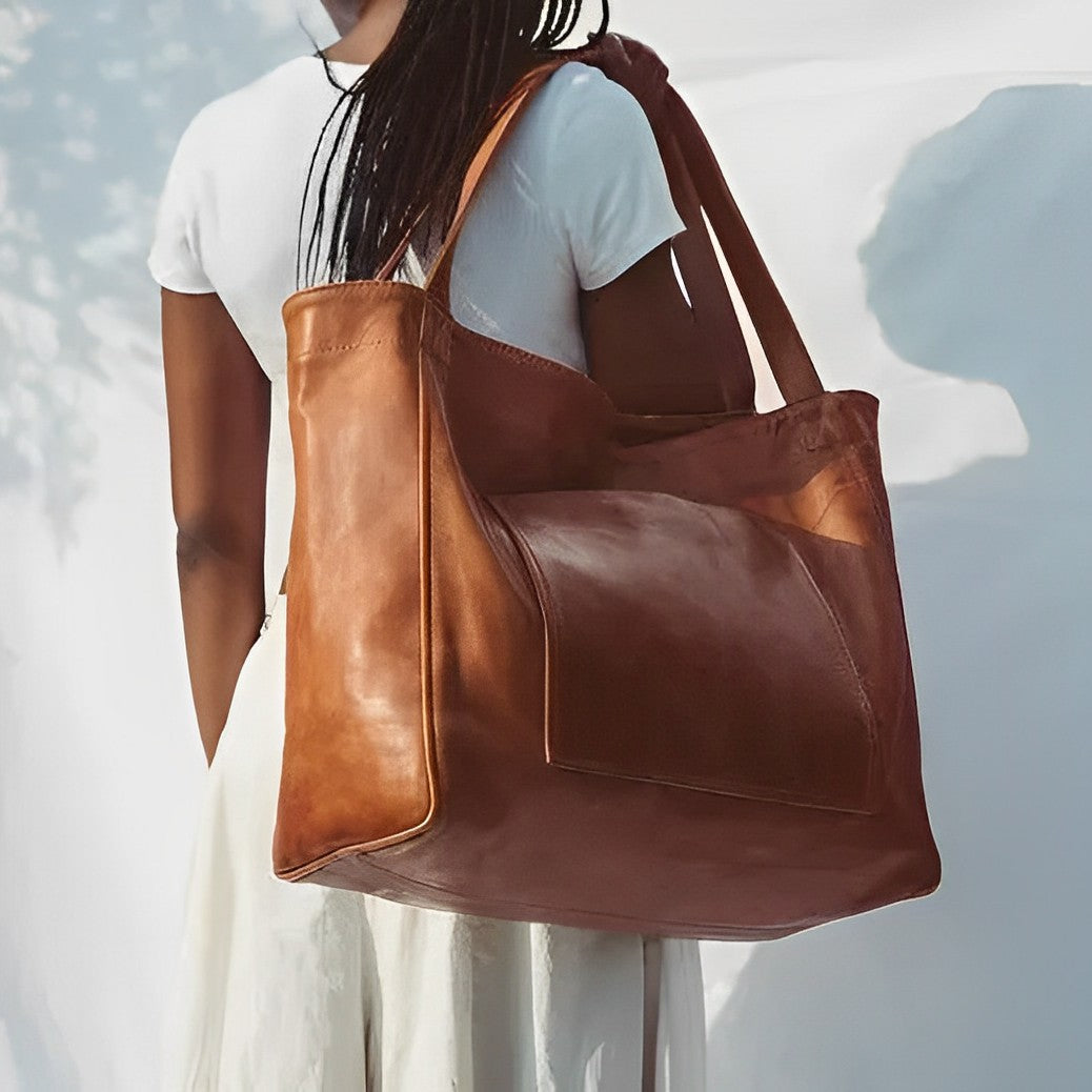 Borsa a tracolla in pelle vintage