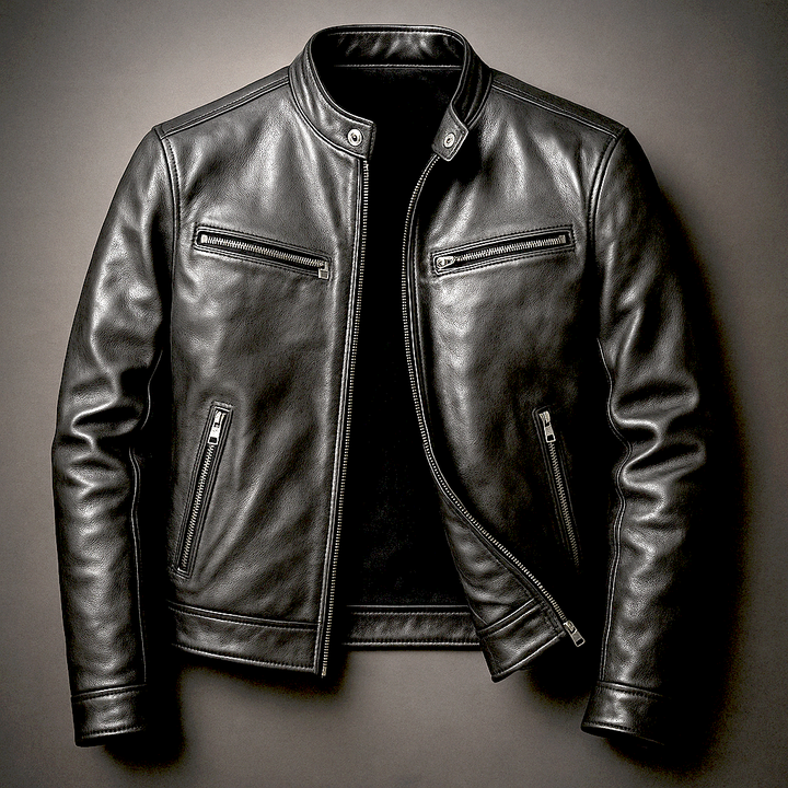 Giacca in pelle vintage