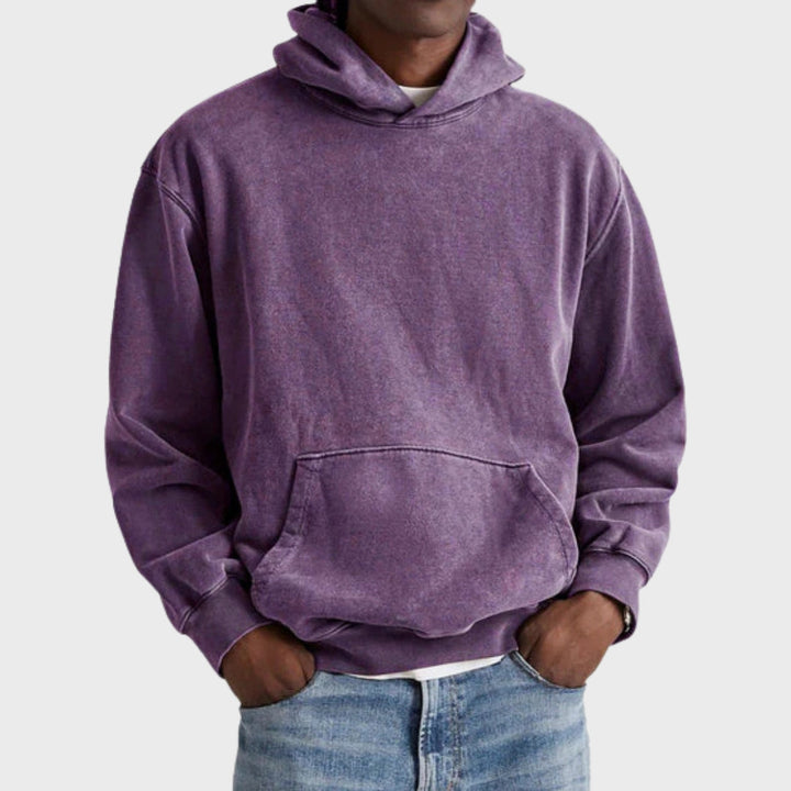 Louis - Felpa con cappuccio in cotone casual