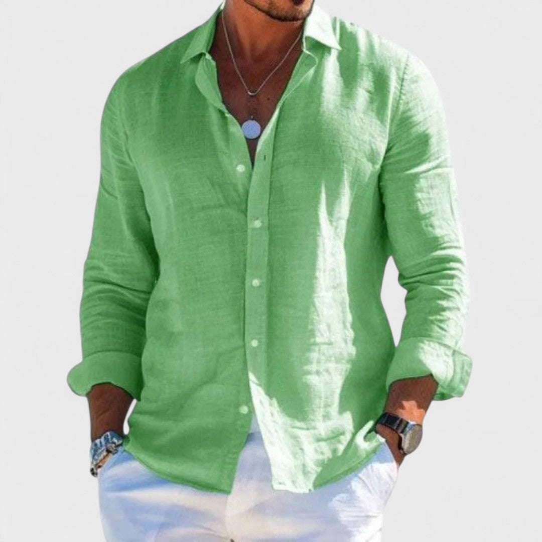 Miravo | Camicia in Lino Artigianale da Uomo