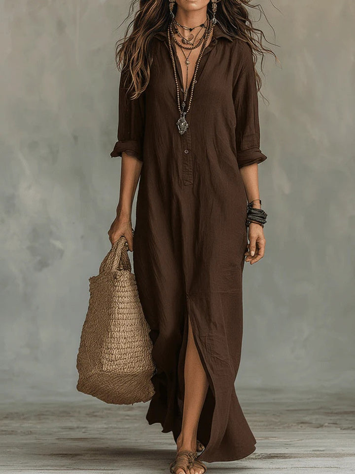 WILLOW | Maxi abito effortless Silhouette valorizzante Versatile per tutti i giorni