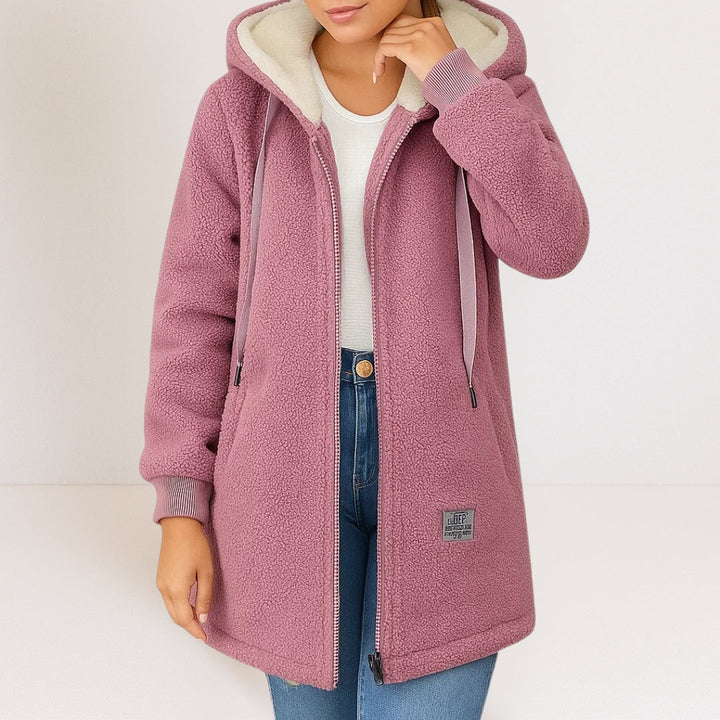 MAYA | Giacca Relaxed con Cappuccio e Zip Completa da Donna