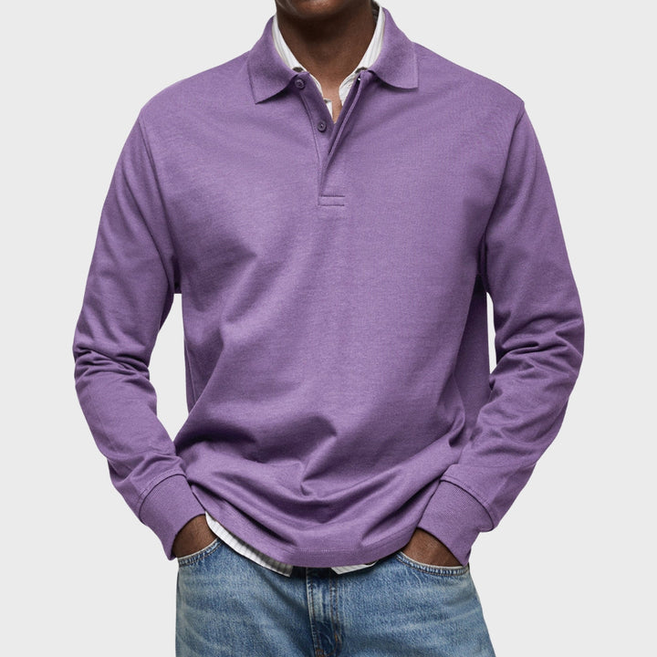 Theodore - Polo di lusso a maniche lunghe