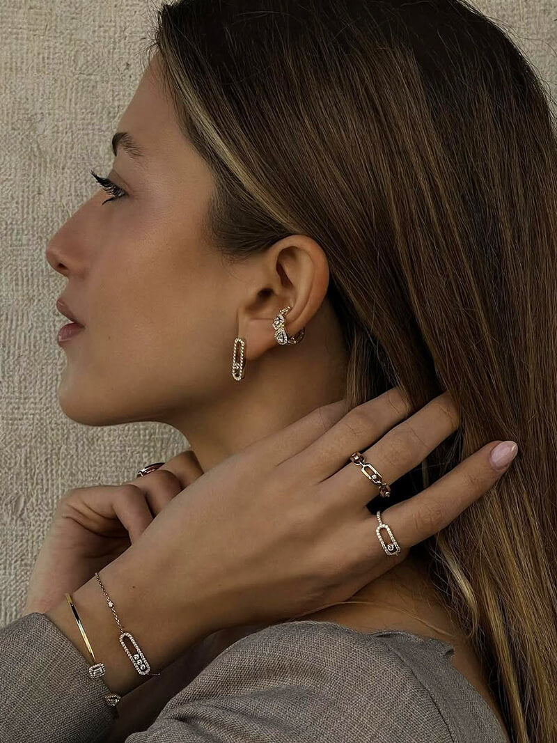 Sienna - Orecchini a cerchio classici