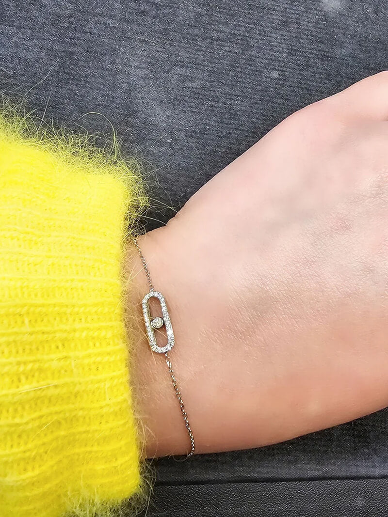 Audrey - Bracciale Floating Stone