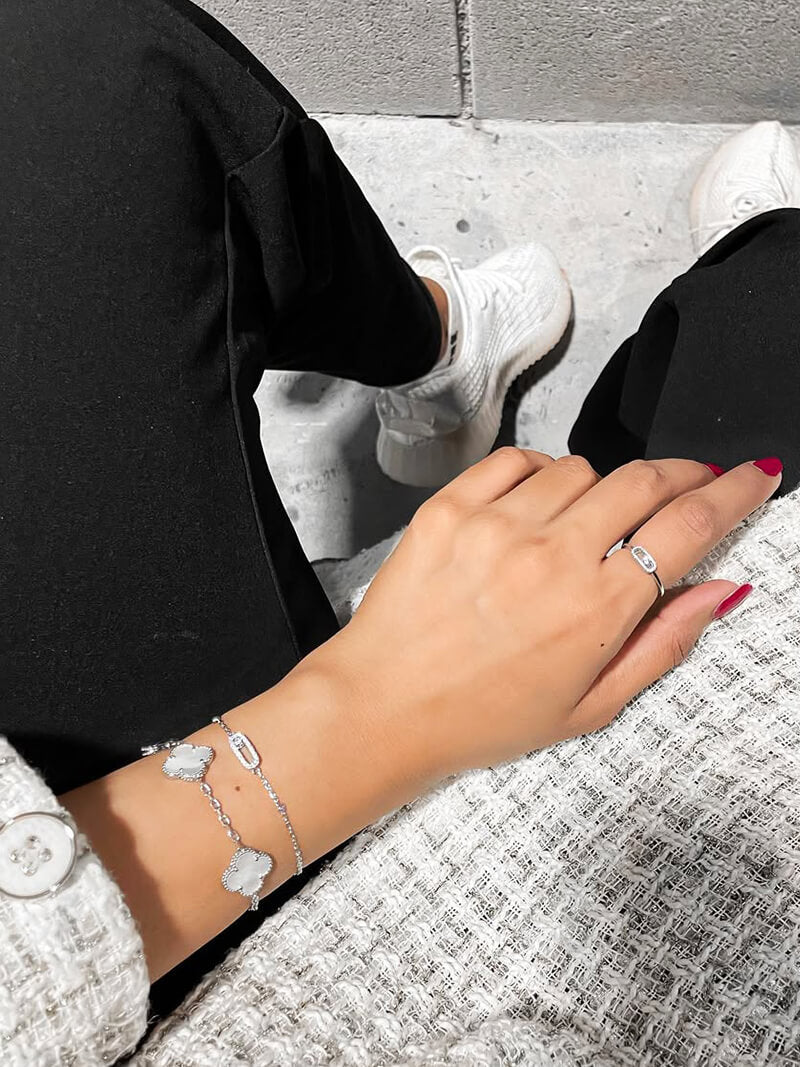 Audrey - Bracciale Floating Stone