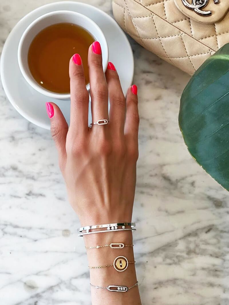 Audrey - Bracciale Floating Stone