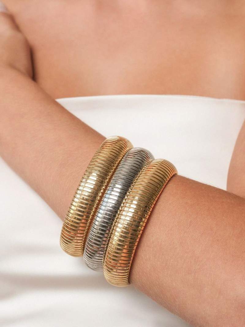 Aria - Bracciale rigido a coste