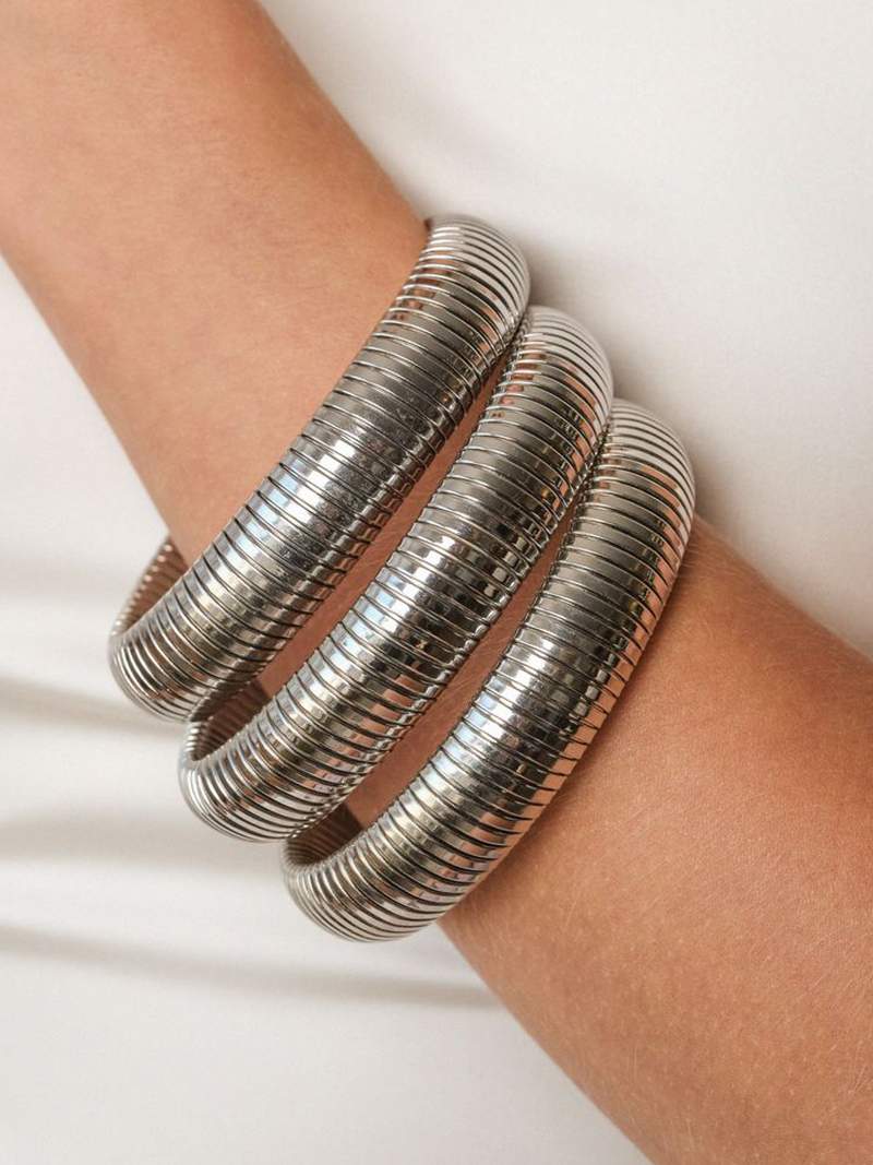 Aria - Bracciale rigido a coste