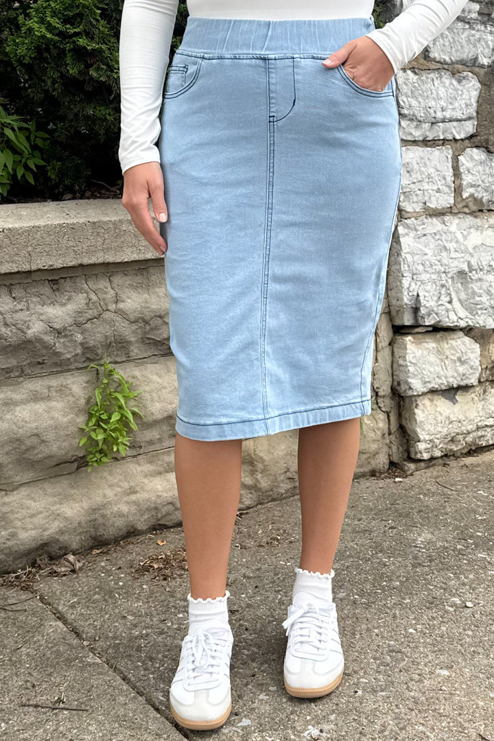 Jeans con vita classica (Indigo chiaro)
