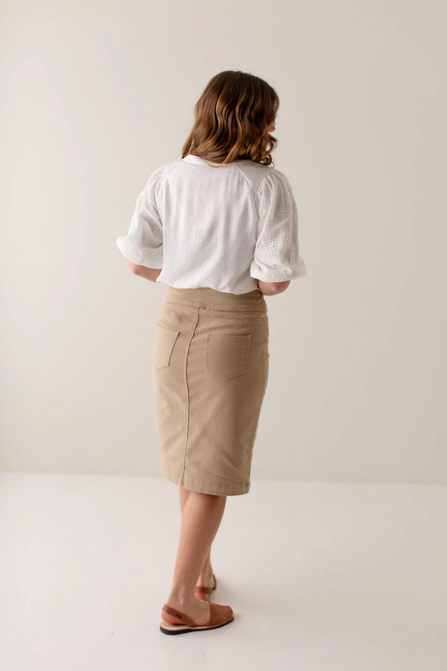 Jeans Remi Classic con vita regolare in kaki