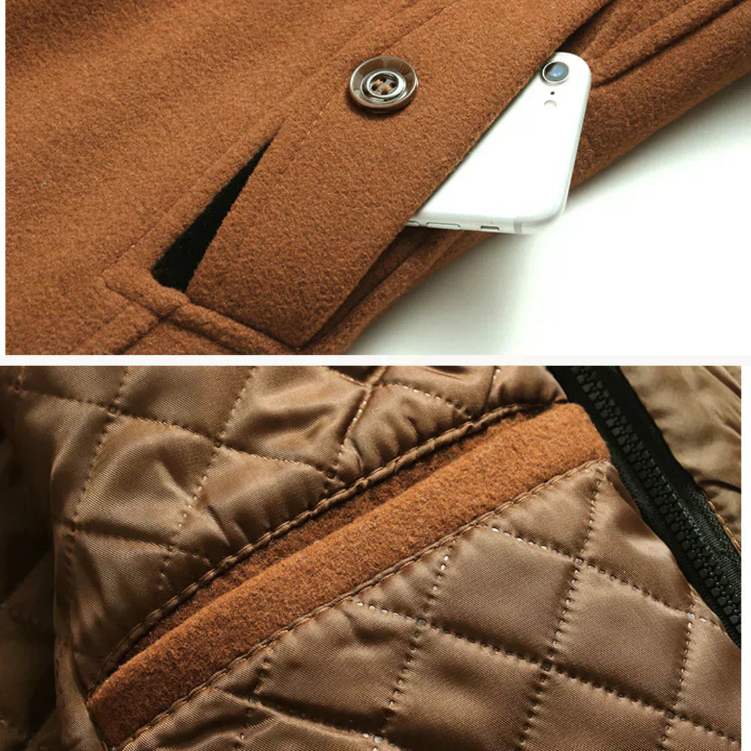 Cappotto in misto lana senza tempo