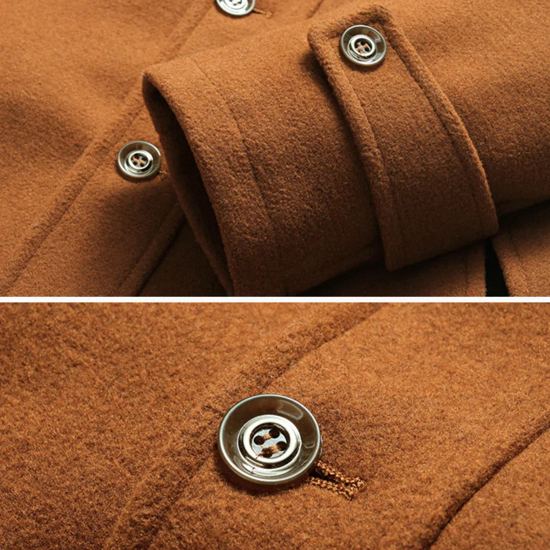 Cappotto in misto lana senza tempo