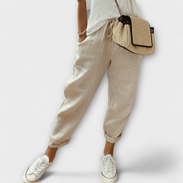 Isla - Pantaloni moderni e casual in lino
