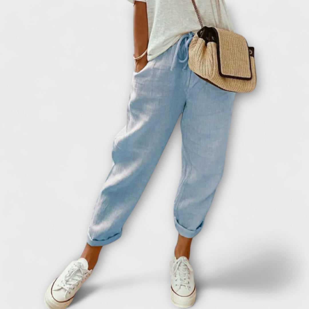 Isla - Pantaloni moderni e casual in lino