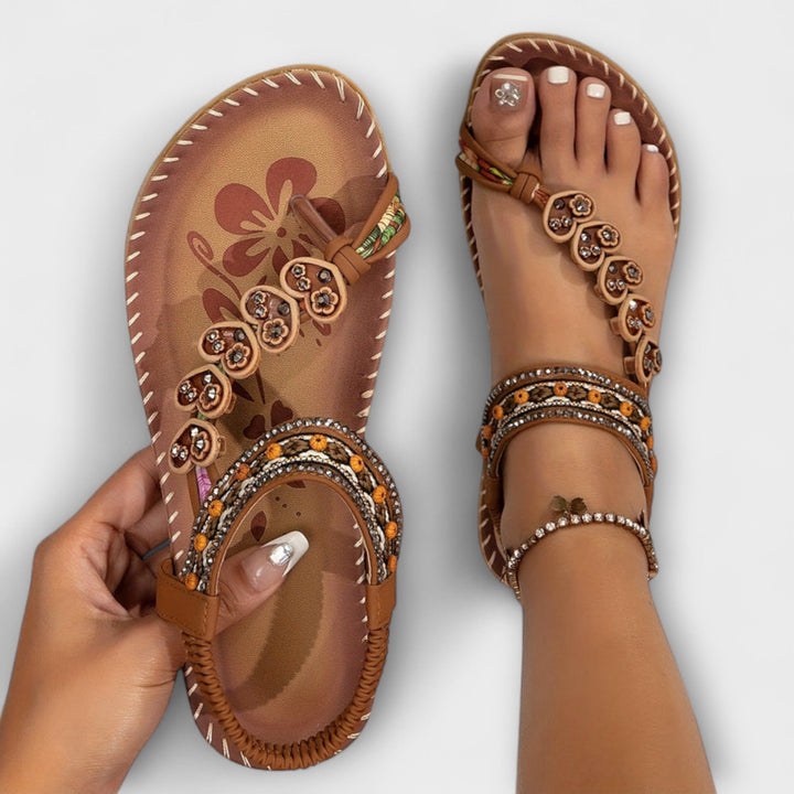 Apollonia - Sandali boho con infradito