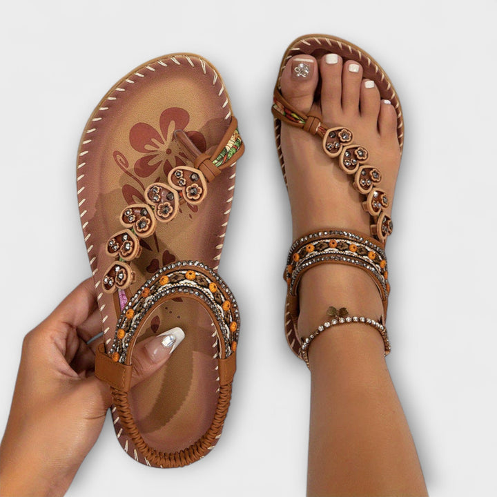Apollonia - Sandali boho con infradito