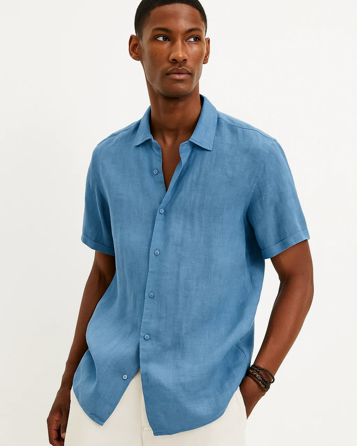 Ryan - Camicia con colletto aperto