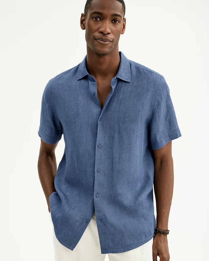 Ryan - Camicia con colletto aperto