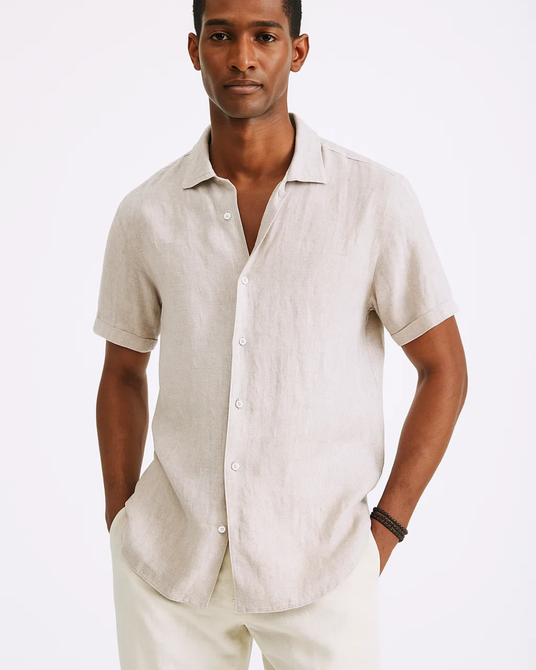 Ryan - Camicia con colletto aperto