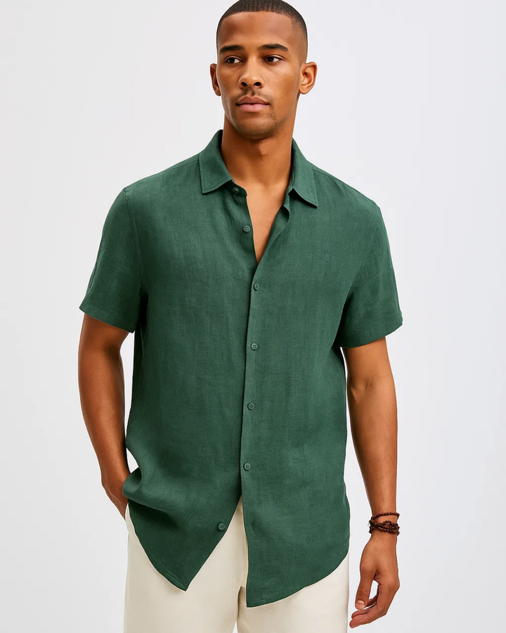 Ryan - Camicia con colletto aperto