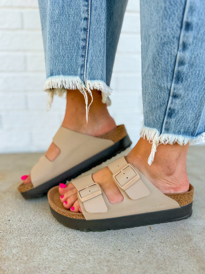 Birkenstock Arizona Pap Flex Platform Sandal - Sandcastle
