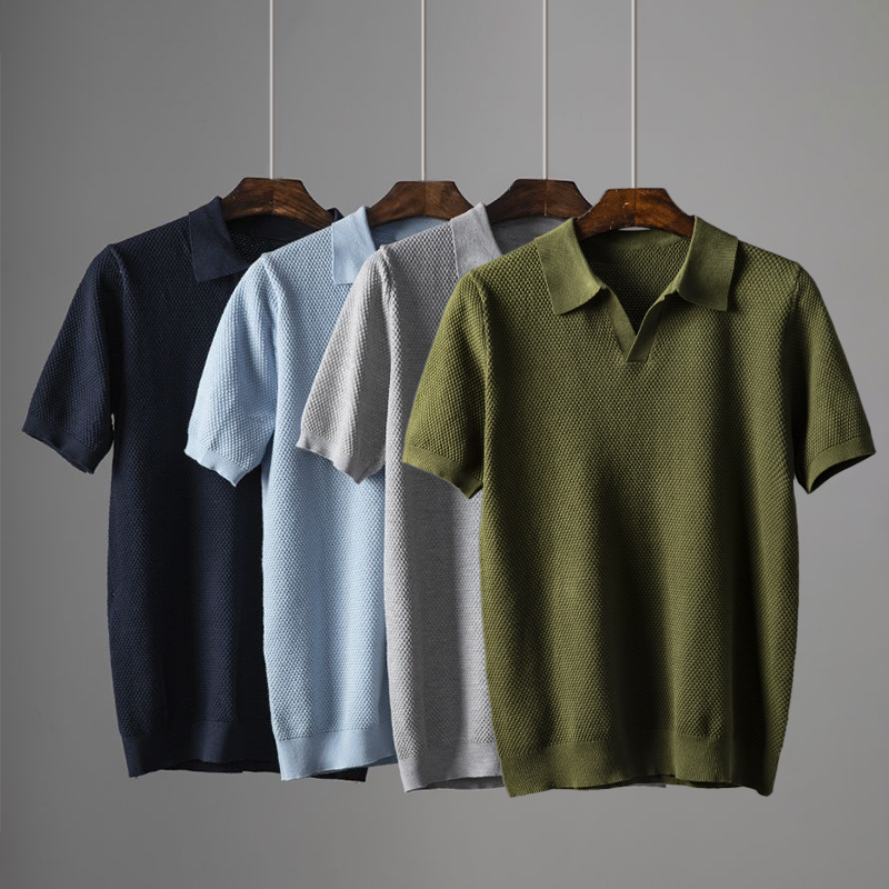 Elegante polo a maniche corte