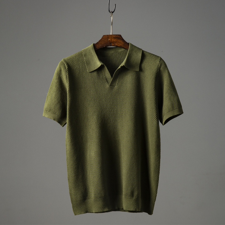 Elegante polo a maniche corte