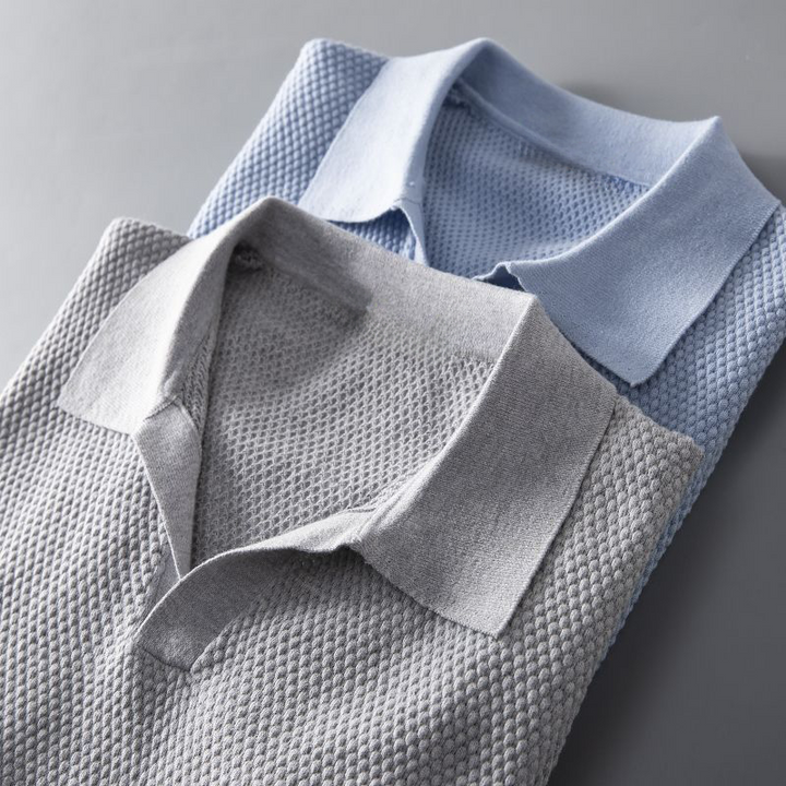 Elegante polo a maniche corte