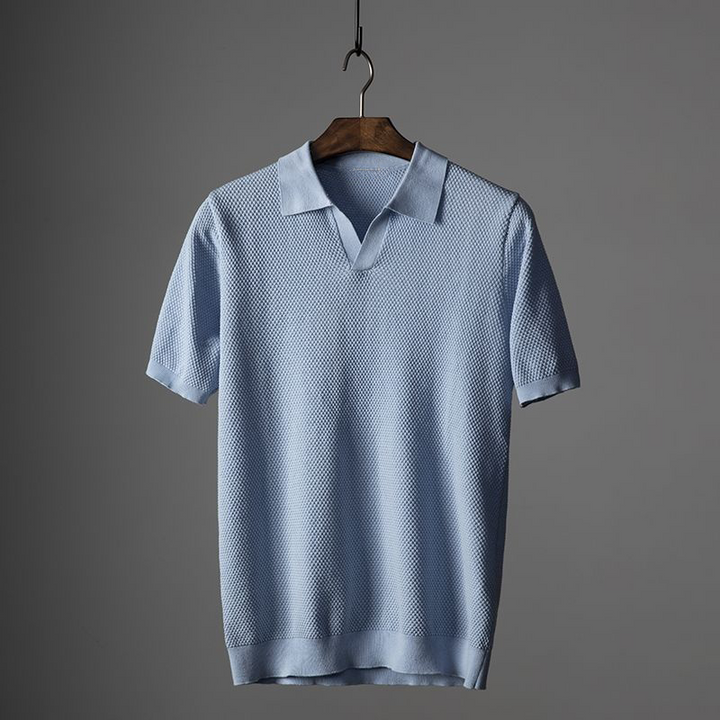 Elegante polo a maniche corte