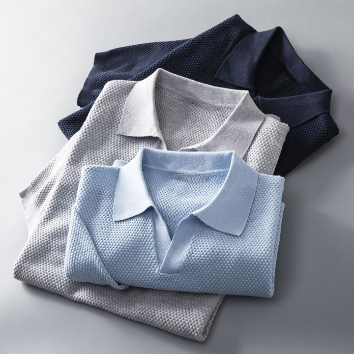 Elegante polo a maniche corte