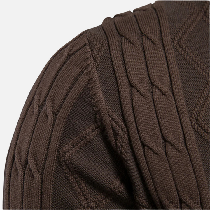 Leo - Cardigan a rombi Soft-Blend