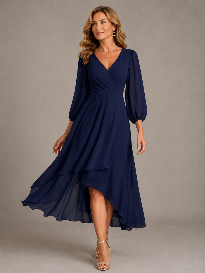 Mia™ | Vestito lungo elegante con scollo a V