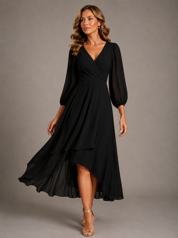 Mia™ | Vestito lungo elegante con scollo a V