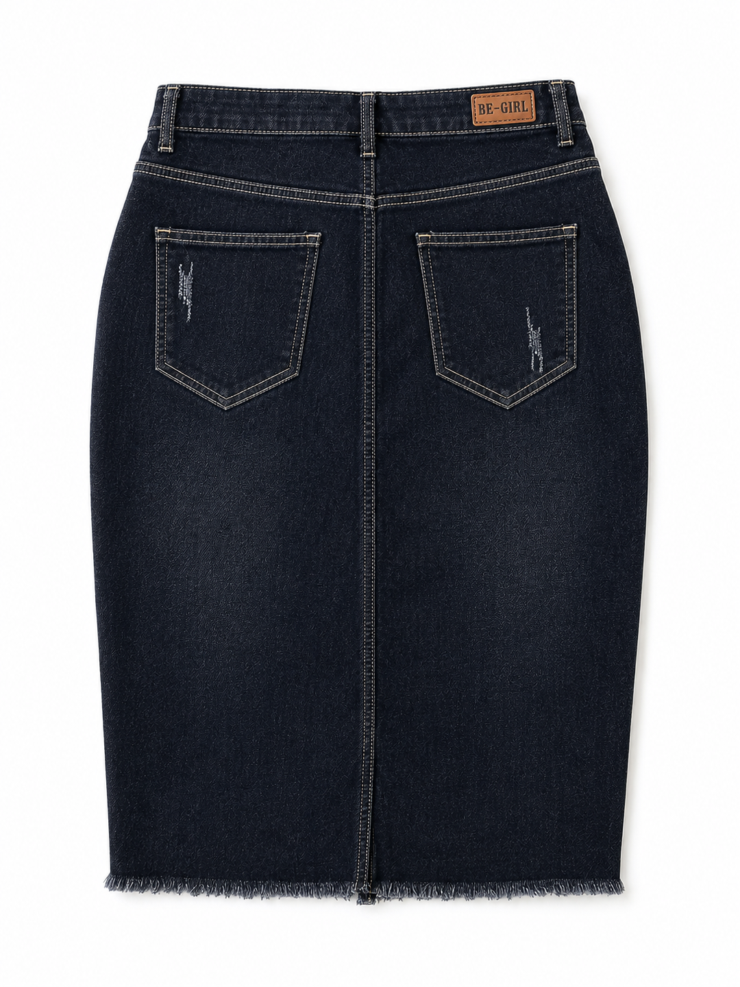 Hazel Distressed Denim in BLK
