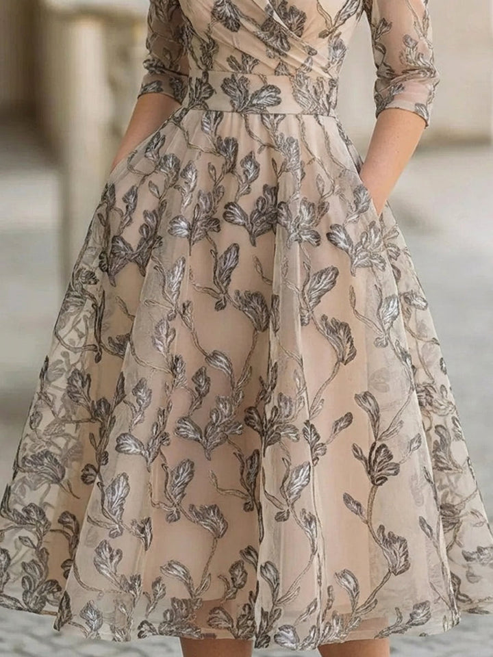 Marceline | Classic Graceful Wrap Dress