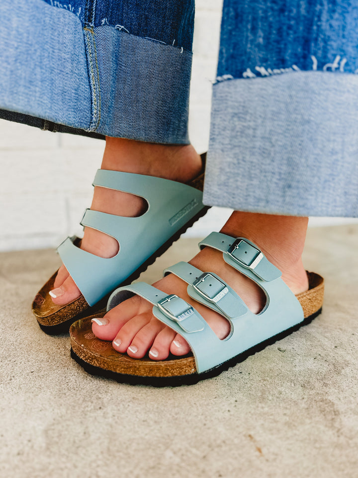 Sandalo Birkenstock Florida Birko-Flor - Pure Sage