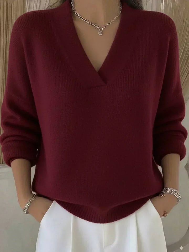 Violeta | Maglione Largo con Collo a V