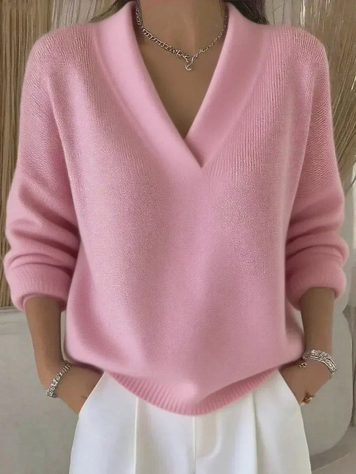 Violeta | Maglione Largo con Collo a V