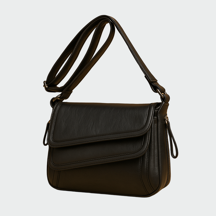 Eleanor - Borsa a spalla geometrica con patta