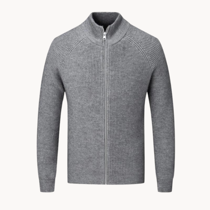 Ethan - Giacca in maglia con zip