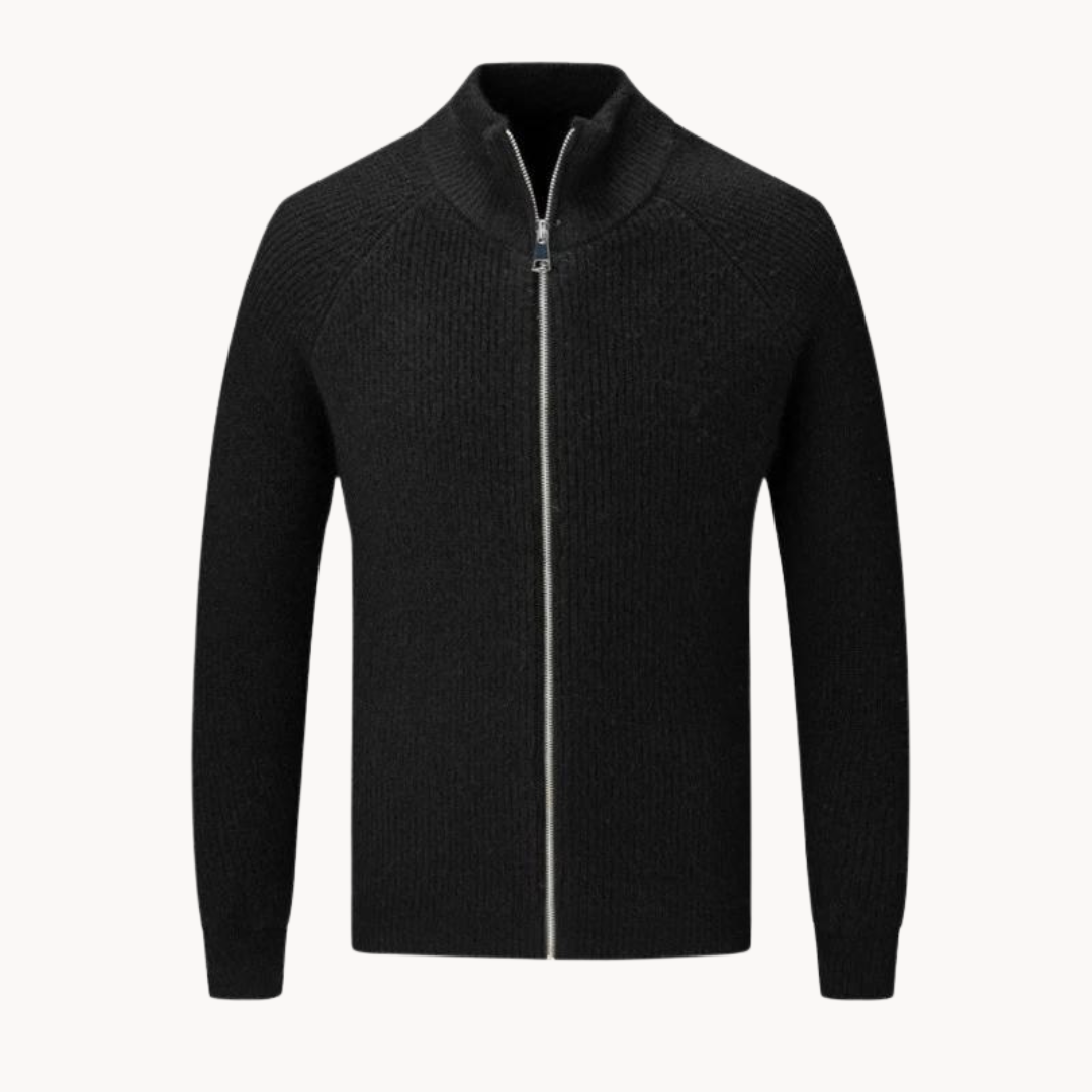 Ethan - Giacca in maglia con zip