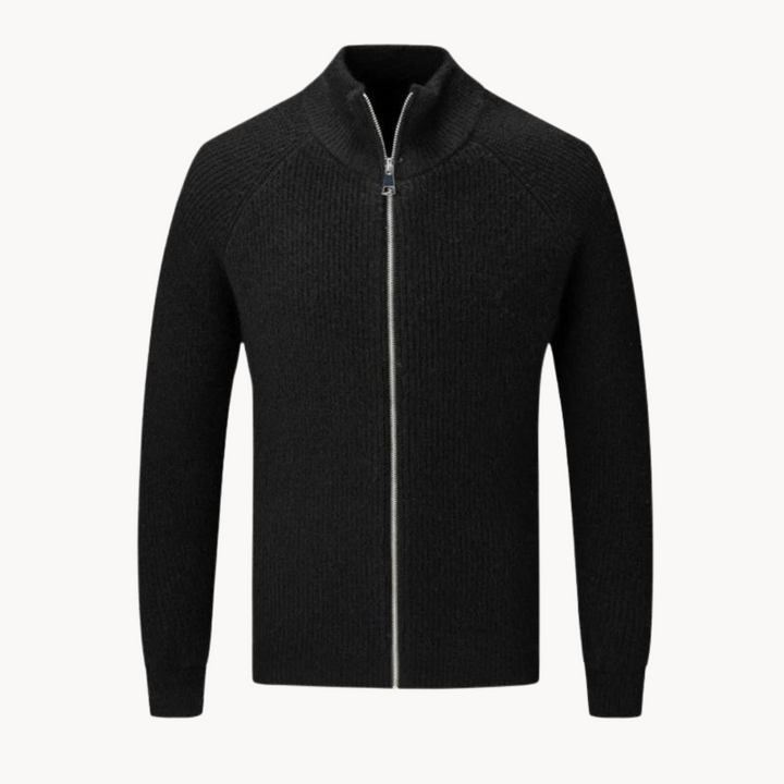 Ethan - Giacca in maglia con zip