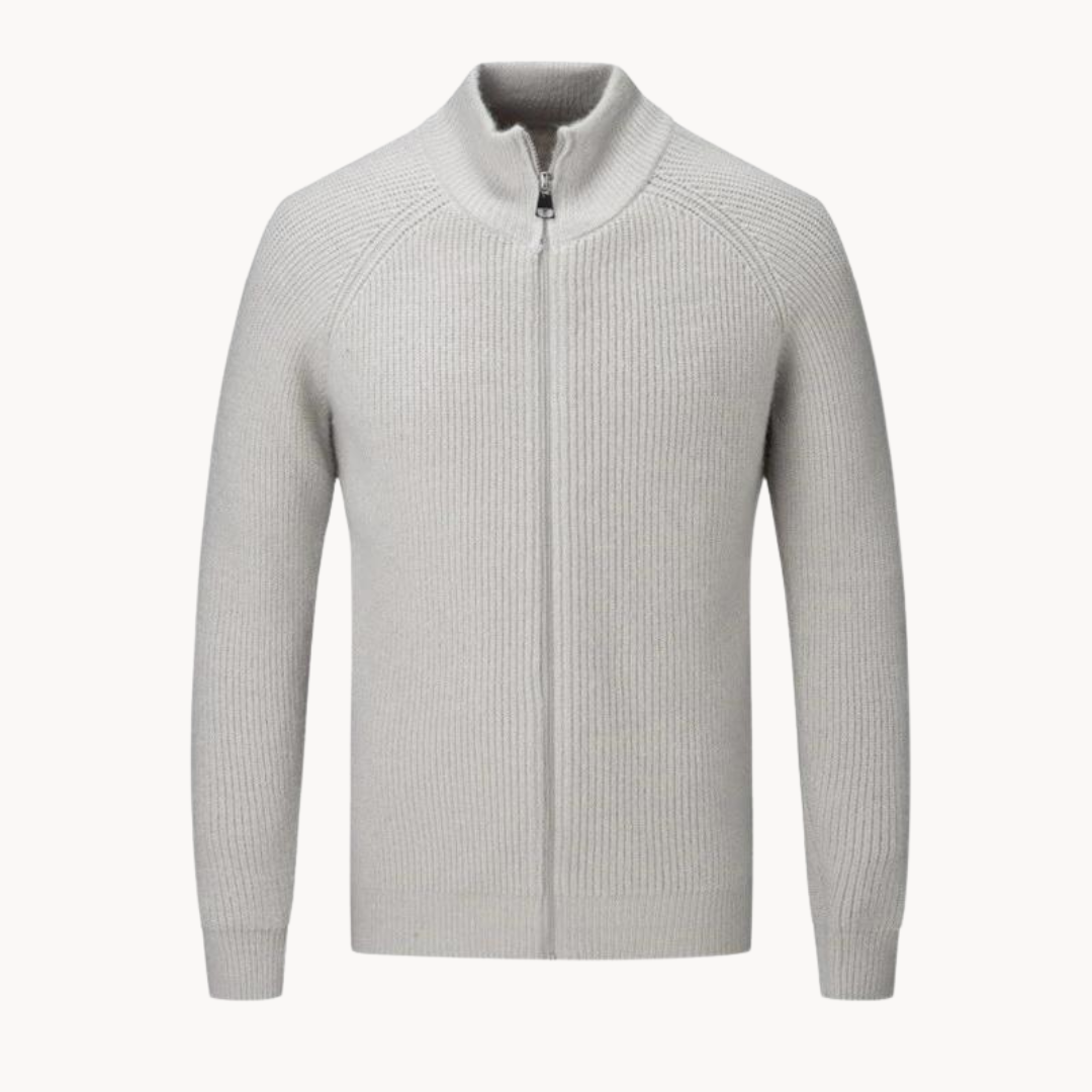 Ethan - Giacca in maglia con zip