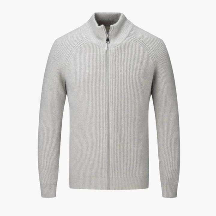 Ethan - Giacca in maglia con zip