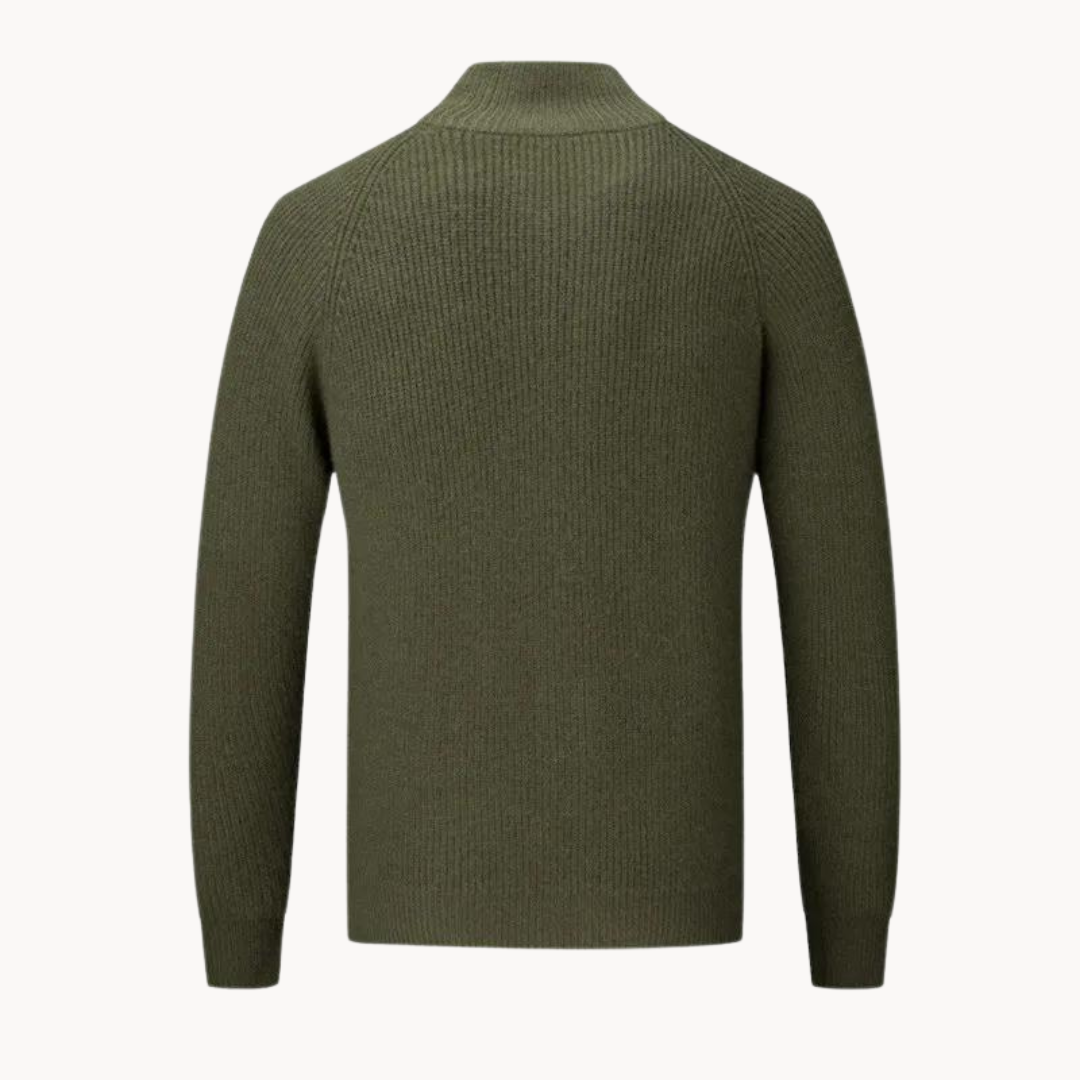 Ethan - Giacca in maglia con zip